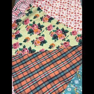 VTG MATILDA JANE CHRISTMAS TABLE TREE SKIRT PLAID